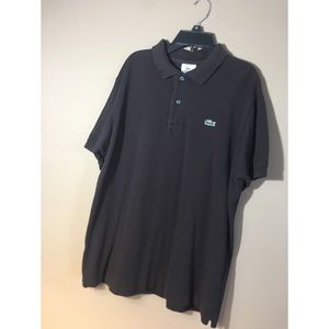 Lacoste Chocolate Brown Polo Shirt size 5